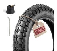 Prodrocam Pneumatici da 12 1/2 x 2,75 con camera d'aria per bambini | Pneumatici per scooter da 12,5 x 2,75, 12 pollici, con valvola angolare, per passeggino, triciclo, bicicletta, rimorchio