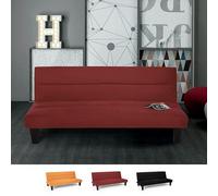 Produce Shop Divano Letto in Microfibra Velluto 2 posti Design Moderno Ametista Rainbow - Rosso