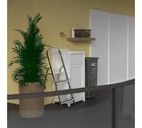 Produce Shop Mobile con lavatoio in Resina 1 Anta per Lavanderia 40x40cm Mong