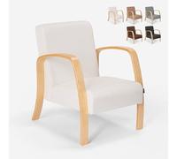 Produce Shop Poltrona in Legno Design scandinavo ergonomica Studio Salotto Frederiksberg - Bianco