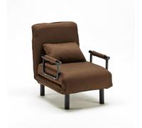 Produce Shop Poltrona Letto brandina Pieghevole in Tessuto Deborah - Marrone