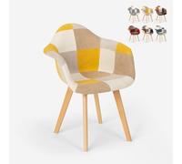 Produce Shop Sedia Poltrona Patchwork Design Nordico Salotto Cucina Studio Herion - Patchwork 3