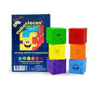 Producmar Evaland Cubs - Puzzle 3D, confezione da 6 Gioco di ingegno stimola immaginazione sviluppa intelligenza. 6 Livelli di difficoltà. Stimola proprietà cognitive.