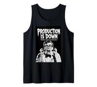 Production Is Down Tech - Poster Divertente con Film di Programmazione Canotta