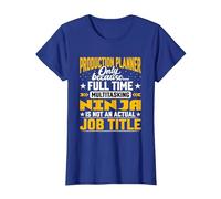 Production Planner Job Title - Production Designer Architect Maglietta, Donna, Blu Reale, M