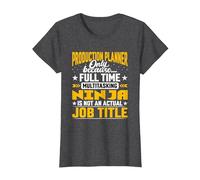 Production Planner Job Title - Production Designer Architect Maglietta, Donna, Grigio Scuro, 3XL