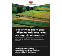 Productivité des vignes italiennes cultivées avec des engrais alternatifs: Productivité de la vigne italienne en fonction de coefficients de fertilisation et de demande en eau différents