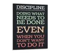 Productivity Mindset Poster Focus Self Discipline Wall-Art Motivational Office and Study Decor(Unframed,16x24inch(40x60cm))