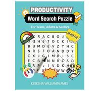 Productivity Word Search Puzzle: 500 words puzzles for Teens, adults and seniors