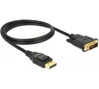ProduktbeschreibungDelock Videokabel-DisplayPort bis DVI-D-1 m TypVideokabel-Single Link TechnologieDreifach abgeschirmtes Twi NEW