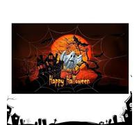 PRODUMATO DEL CARATTERE HORROR - MATTO DELLA WEB DI RIDURO FESTIVE | Non slittatore di benvenuto decorativo di Halloween Non slip | MATTO PORTA DI HALLOWEEN | Tappeto web spazzatore
