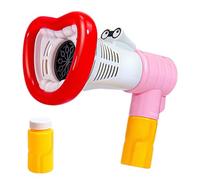 Produttore di bolle elettriche, Macchina soffiatrice a bolle per feste per bambini, Giocattolo elettrico per fare bolle con design a forma di corno a bocca grande, produttore automatico di bolle, m