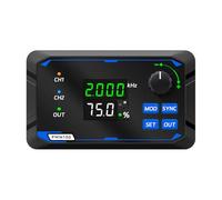 Produttore di indicazioni a doppio canale con differenza di fase del ciclo di lavoro e visualizzazione a doppio schermo in diretta per laboratori di elettronica Automazione industriale PWM Manager