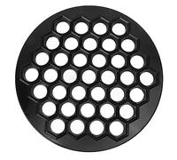 Produttore di pelmeni russi, gnocchi di metallo stampo alluminio in lega di carne maker 37 buche ravioli stampo per forniture da cucina fatte in casa (nero)