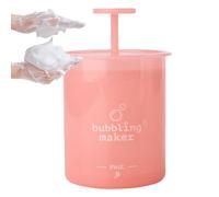 Produttore di schiuma per il lavaggio del viso, schiumogeno per il lavaggio del viso, bottiglia schiumogena manuale portatile per il detergente per il viso, pompa ergonomica, strumento per la pulizia