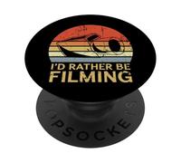 Produttrice video di camerawoman - Preferisco filmare PopSockets PopGrip Adesivo