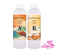Produzione di stampi - Kit in gomma siliconica morbida, gomma siliconica liquida | Kit per la produzione di stampi in silicone super elastico, produttore di stampi in silicone sicuro da 250 g, m