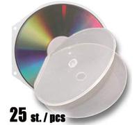 Prodye Shell-Box per 1 CD/Dvd Transparent 25 Pezzi