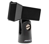 Proel Supporto a pinza per microfono APM30 - ABS Nero - Ø centrale 20-32 mm