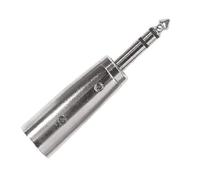 Proel AT305 Adattatore Audio in metallo XLR 3 poli a jack stereo 6.3 mm