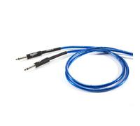 Proel BRV100LU6TB Cavo Jack Mono 6.3 mm a Jack mono 6.3mm flessibile 6 mt. Blu