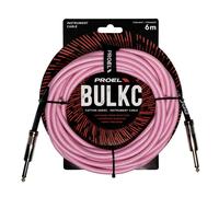 Proel BULK100CLU6PK Cavo telato jack Mono 6.3 a jack Mono 6.3 mm da 6mt Rosa
