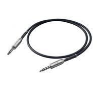 Proel BULK100LU05 - Cavo audio professionale con connettori Jack Mono 6.3mm a Jack Mono 6.3mm da 0,5mt, Nero