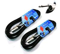 PROEL BULK220LU5 (2 unità) - Cavo Audio Professionale Cannon XLR 3P Maschio A Jack 6,3 mm Mono, lunghezza 5 metri.