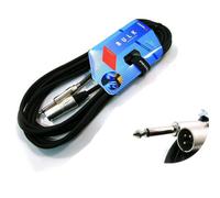Proel BULK220LU5 Cavo jack Mono 6.3 mm a spina volante Cannon XLR 3P Maschio 5mt