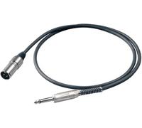 Proel BULK220LU6 Cavo jack Mono 6.3 mm a spina Cannon XLR 3P Maschio 6mt.