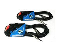 Proel BULK230LU5 (2 UNITA') - cavo professionale xlr (3 poli) maschio + jack 6,3 mm stereo, lunghezza 5 metri
