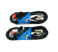 Proel BULK250LU10 Cavo per Microfono Casse cannon xlr M/F set di 2 cavi da 10 mt