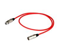 Proel BULK250LU10RD Cavo audio Cannon XLR 3P M a Cannon XLR 3F F, 10mt, Rosso
