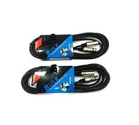 Proel BULK250LU15 Coppia Cavo audio Cannon XLR 3P Maschio a XLR 3F Femmina, 15mt
