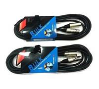 PROEL BULK250LU20 KIT 2 CAVI PER MICROFONO XLR 3 POLI F XLR 3 POLI M 20MT