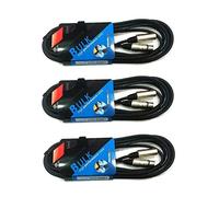 Proel BULK250LU5 Cavo per Microfono Casse cannon xlr M e F set di 3 cavi da 5 mt