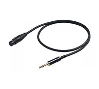 Proel CHL210LU1 Cavo Professionale Jack Stereo 6.3 a Cannon XLR 3P Femmina 1mt