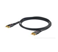 Proel CHLP250LU3 Cavo Stereo 2 x spina RCA a 2 x spina RCA 3mt