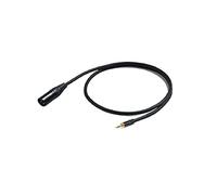 PROEL CHLP290LU5 - Cavo audio con connettore MiniJack stereo 3,5mm a connettore singolo Cannon XLR 3P Maschio, Nero (CHLP290LU5)
