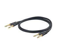 Proel CHLP315LU3 Cavo 2 x jack Mono 6.3 mm a 2 x jack Mono 6.3 mm 3mt