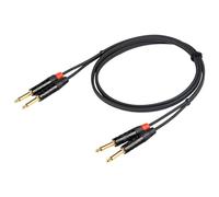 Proel CHLP315LU5 Cavo audio STEREO 2 x jack Mono 6.3mm a 2 x jack Mono 6.3mm 5mt