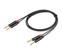 Proel CHLP315LU5 Cavo audio STEREO 2 x jack Mono 6.3mm a 2 x jack Mono 6.3mm 5mt