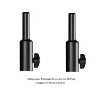 PROEL COPPIA adattatori (2pz) per casse FBT JOLLY 8 foro da 25mm asta da 35mm