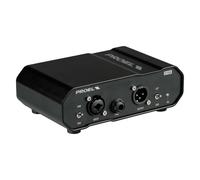 Proel D10A Direct Injection Box attiva, amplificatore a basso rumore, Nero