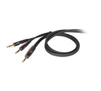 DIE HARD DHG540LU5 CAVO AUDIO STEREO PROFESSIONALE JACK 6.35MM TRS - DOPPIO JACK 6.35MM TS 5 METRI