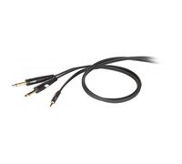 Proel DHG545LU3 Cavo professionale jack 3.5 Stereo a 2 x jack 6.3 Mono 3 mt