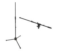 Proel DHPMS30 Asta microfonica Pro Dritta + DHPMS70 Asta Mic Aggiunt. Nero Opaco