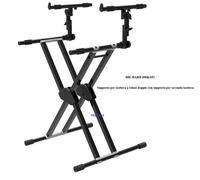 Leggio da tavolo per spartiti in metallo pieghevole con borsa per trasporto