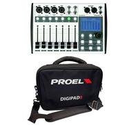 Proel DIGIPAD8 Mixer Digi con App 7Fader M. BT USB Display Touch + BAG Trasporto