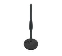 Proel DST130BK Supporto da tavolo x microfono base circolare in ghisa Nero Opaco